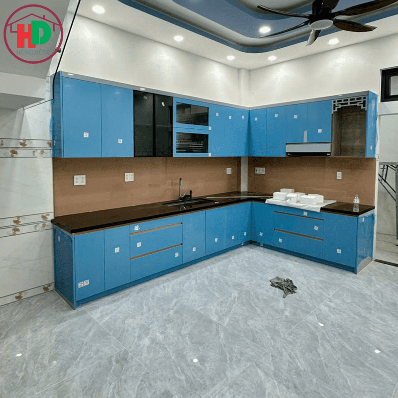 xưởng đóng tủ bếp theo yêu cầu