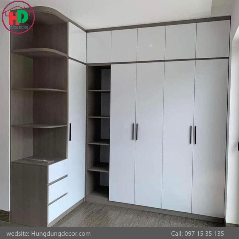 tủ quần áo gỗ công nghiệp