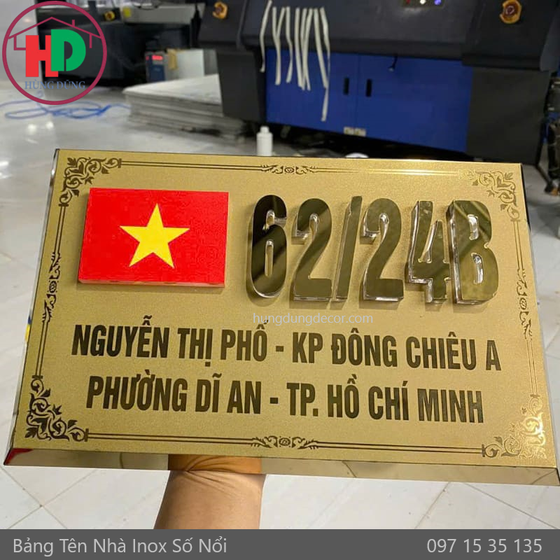 mẫu biển số nhà đẹp