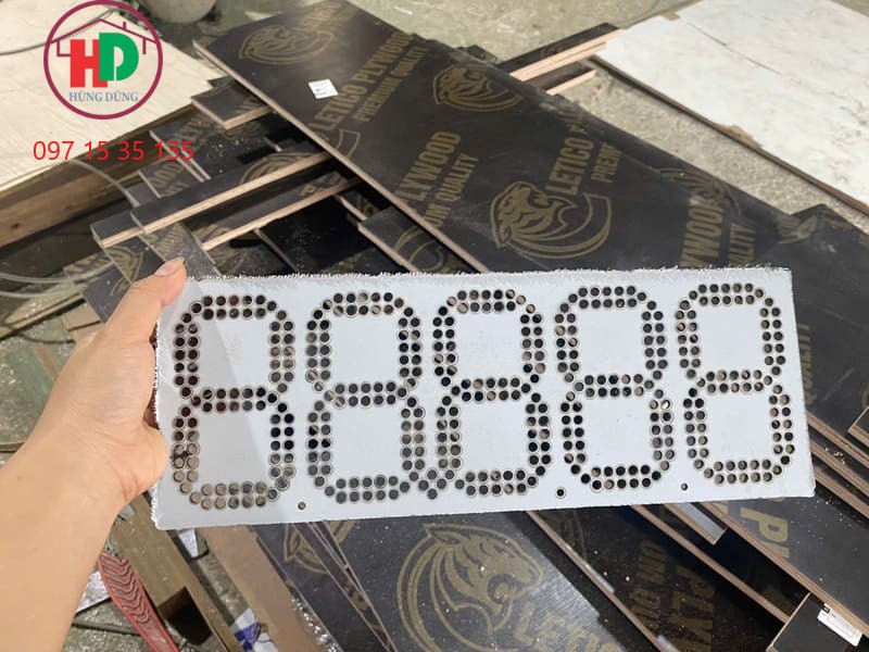 CNC alu chính xác, không móp méo, dùng cho mặt dựng và biển hiệu