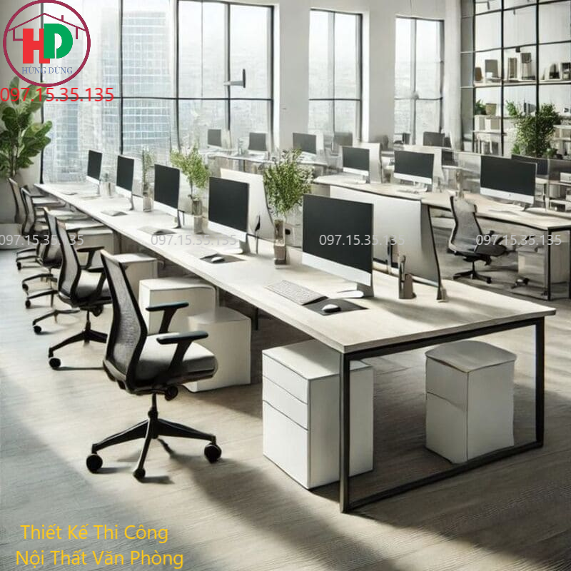 Thiết kế nội thất văn phòng hiện đại tại Quận 1