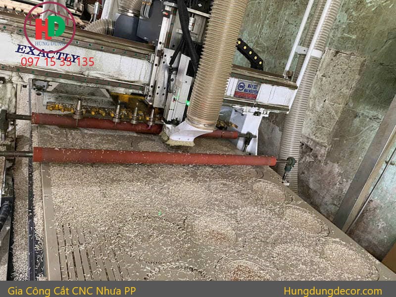 Xưởng CNC nhựa PP, ABS, PVC tại TP.HCM