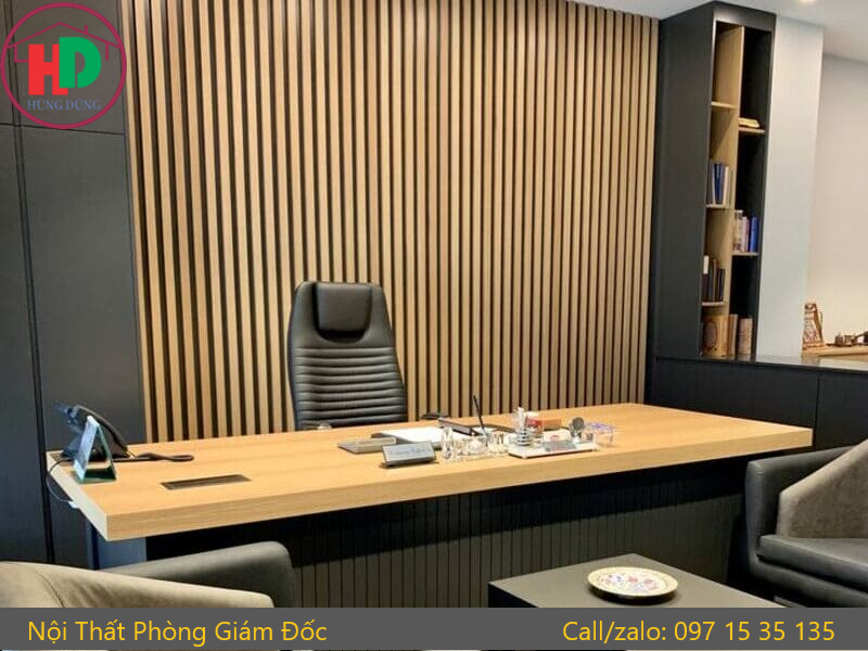 thiết kế thi công nội thất phòng giám đốc
