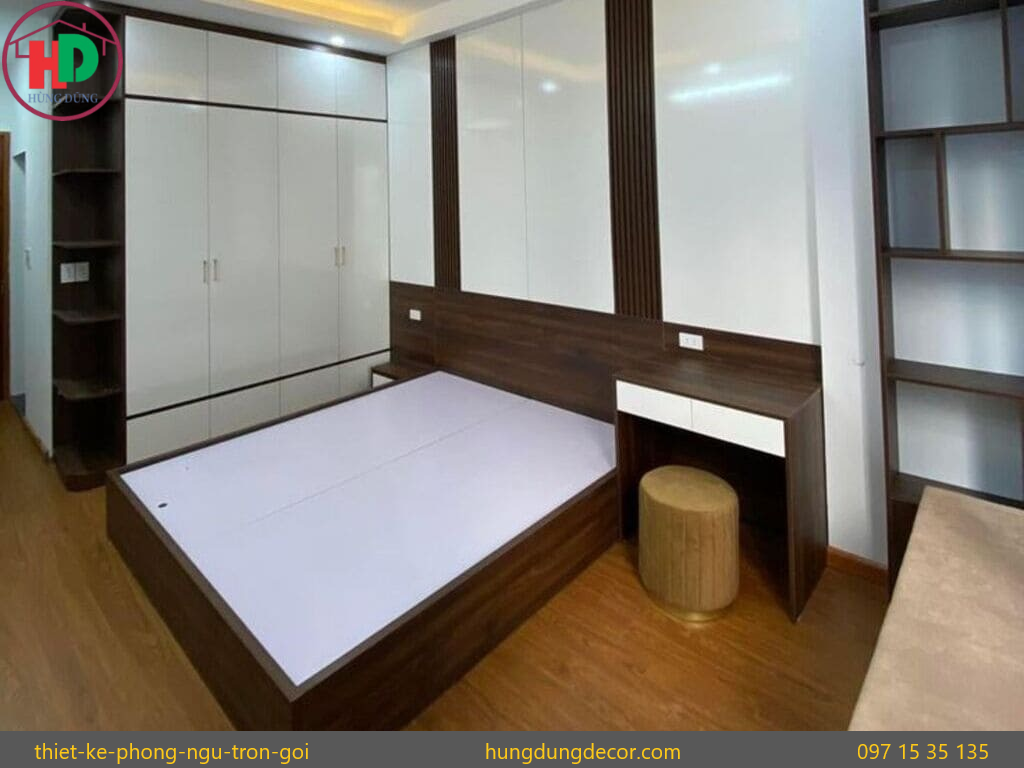 thiết kế thi công phòng ngủ trọn gói tại hùng dũng decor