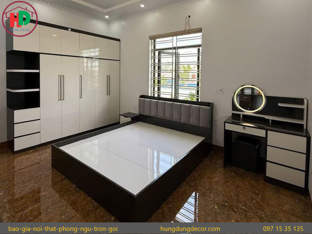 Mẫu phòng ngủ hiện đại tối ưu công năng