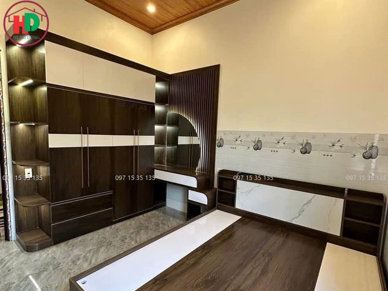 đóng tủ quần áo hiện đại tại thủ đức