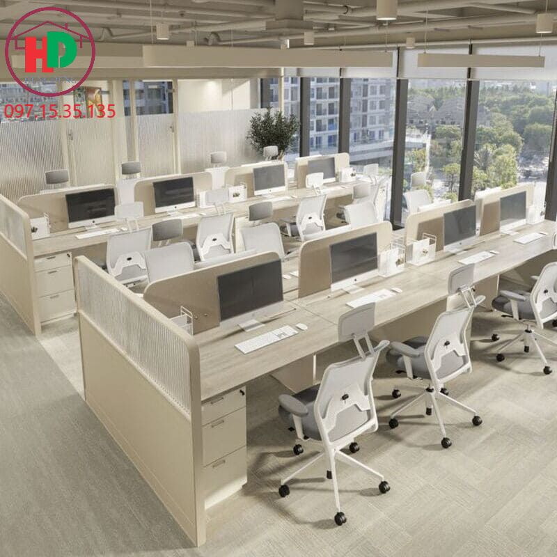 Thi công văn phòng trọn gói tại Quận 1-Hùng dũng decor