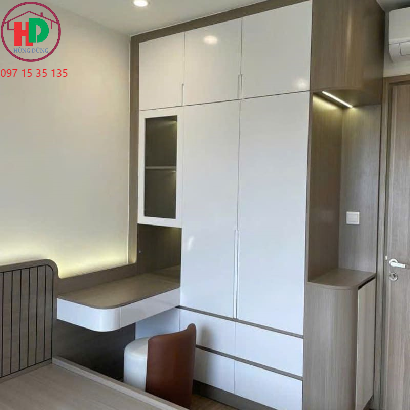 Tủ quần áo gỗ công nghiệp giá rẻ tại quận 2