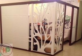 Vách văn cửa lùa CL3