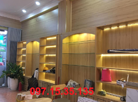 Thiết kế thi công nội thất cửa hàng nhân sâm.