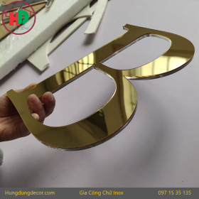 Gia công chữ nổi inox giá rẻ Tp. Thủ Đức