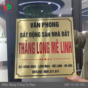 Đặt Làm Biển Số Nhà Mica Inox Tại Dĩ An 