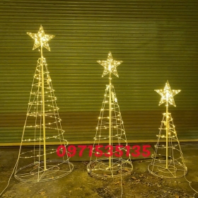 Cây Thông Quấn Led Trang Trí Noel