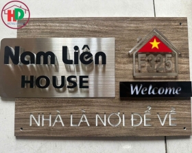 làm bảng số nhà tại Vinh Nghệ An giá rẻ, đẹp, bền